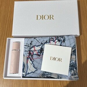 Dior Pink Travel Set with Pouch
